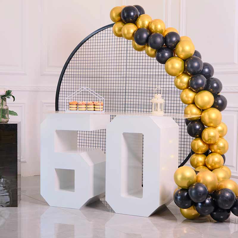 Giant 3D Metal Table Letters Event Party Display Decoration