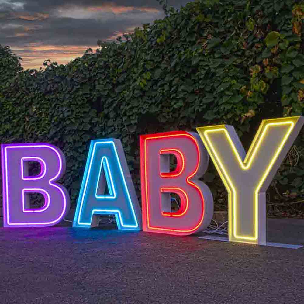 Marquee Neon Letters