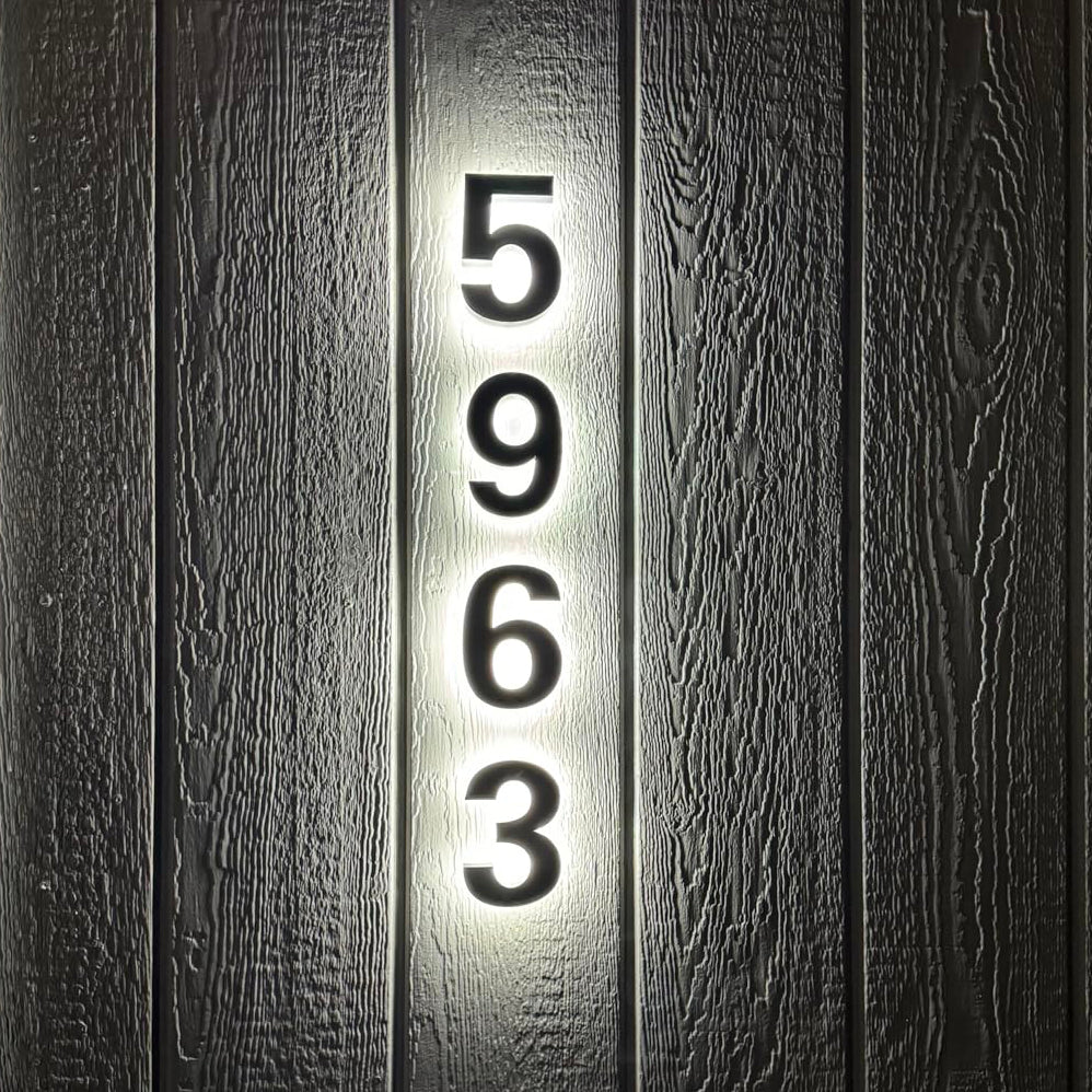 Outdoor Waterproof House Numbers Sign Custom Address Number Sign Room Number Plaque