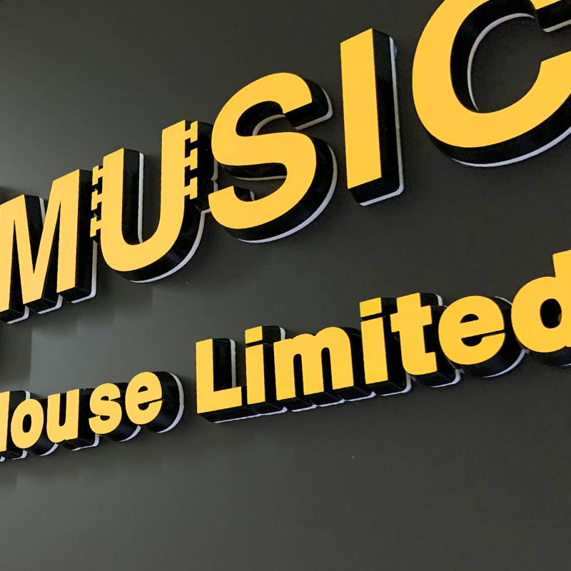 LED Channel Letters Sign Acrylic 3D Backlit Signage Front-Lit Company ...