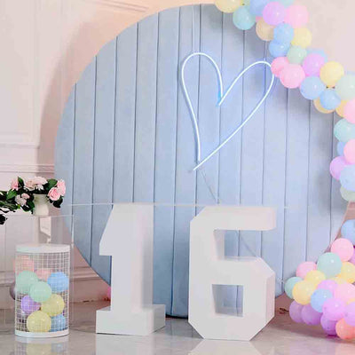 Large 3D Metal Table Letters Baby Shower Birthday Party Display Decoration