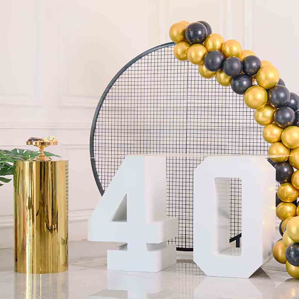 Large 3D Metal Table Letters Baby Shower Birthday Party Display Decoration