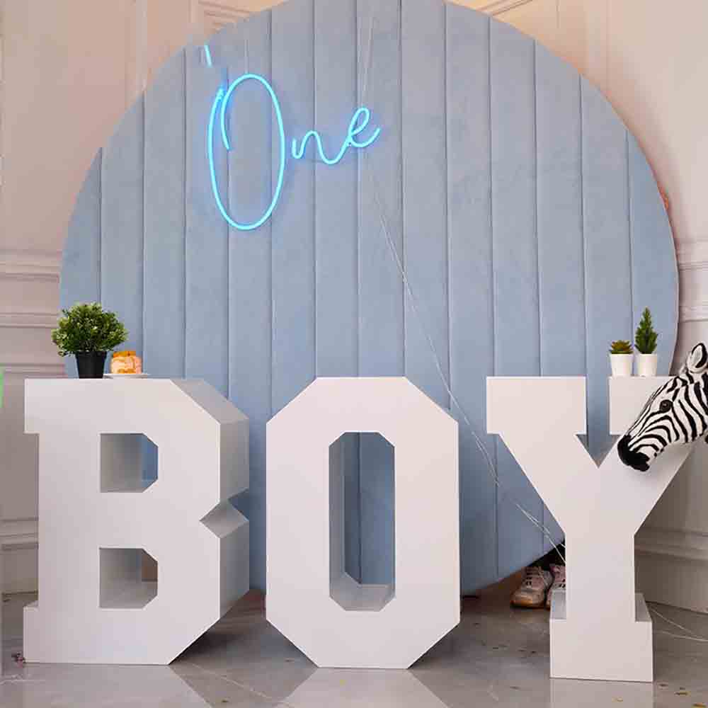 Large 3D Metal Table Letters Baby Shower Birthday Party Display Decoration