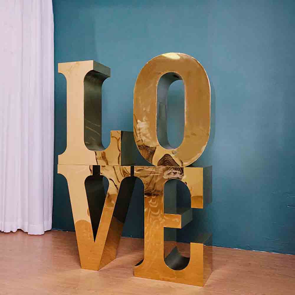 Large 3D Metal Letter Table Wedding Bridal Event Party Display Decoration