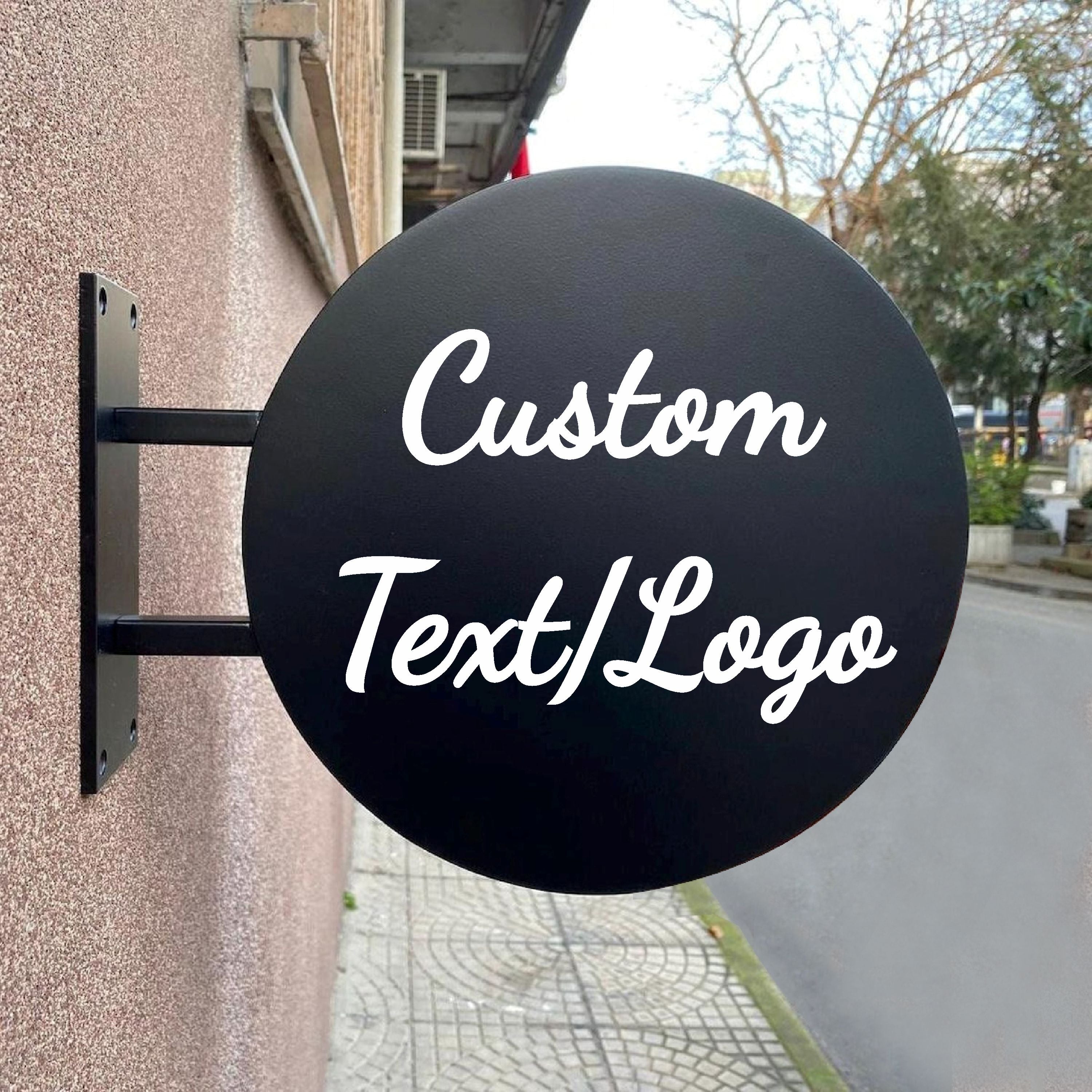 Metal Laser Cut Double Sided LED Light Box Sign Stainless Steel Hollow ...