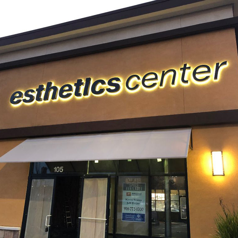 Backlit Front Light Channel Letters LED Illuminated 3D Logo Sinage Company Wall Decor