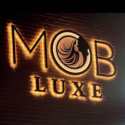 Backlit Front Light Channel Letters LED Illuminated 3D Logo Sinage Company Wall Decor