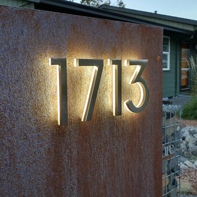 Outdoor Waterproof House Numbers Sign Custom Address Number Sign Room Number Plaque