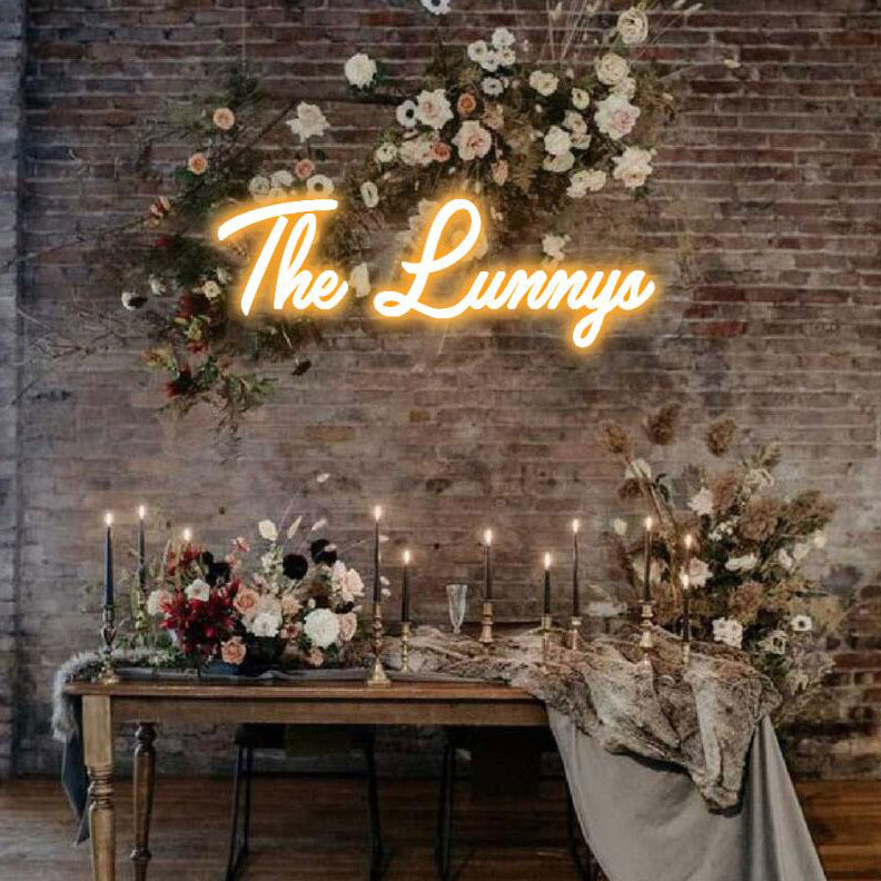 Wedding Neon Sign Led Illuminated Acrylic Sign Party Decoration