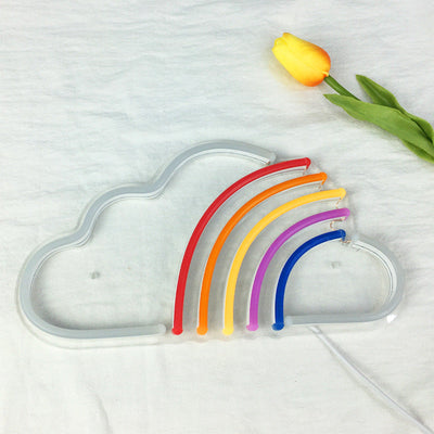 Rainbow Cloud Neon Signs Led Neon Lighting
