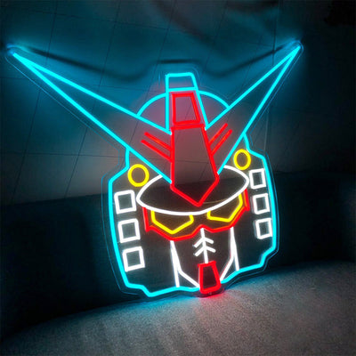 Gundam Robot Neon Signs Led Neon Lighting