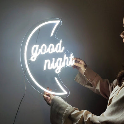 Good Night Neon Signs Led Neon Light Bedroom Wall Hanging