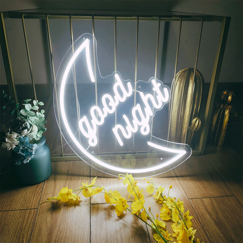 Good Night Neon Signs Led Neon Light Bedroom Wall Hanging