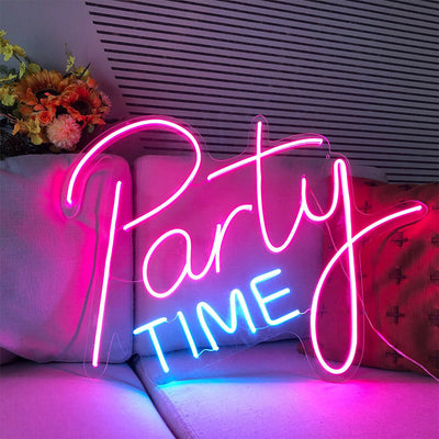 Party TIME Neon Signs Led Neon Light Party Decoration