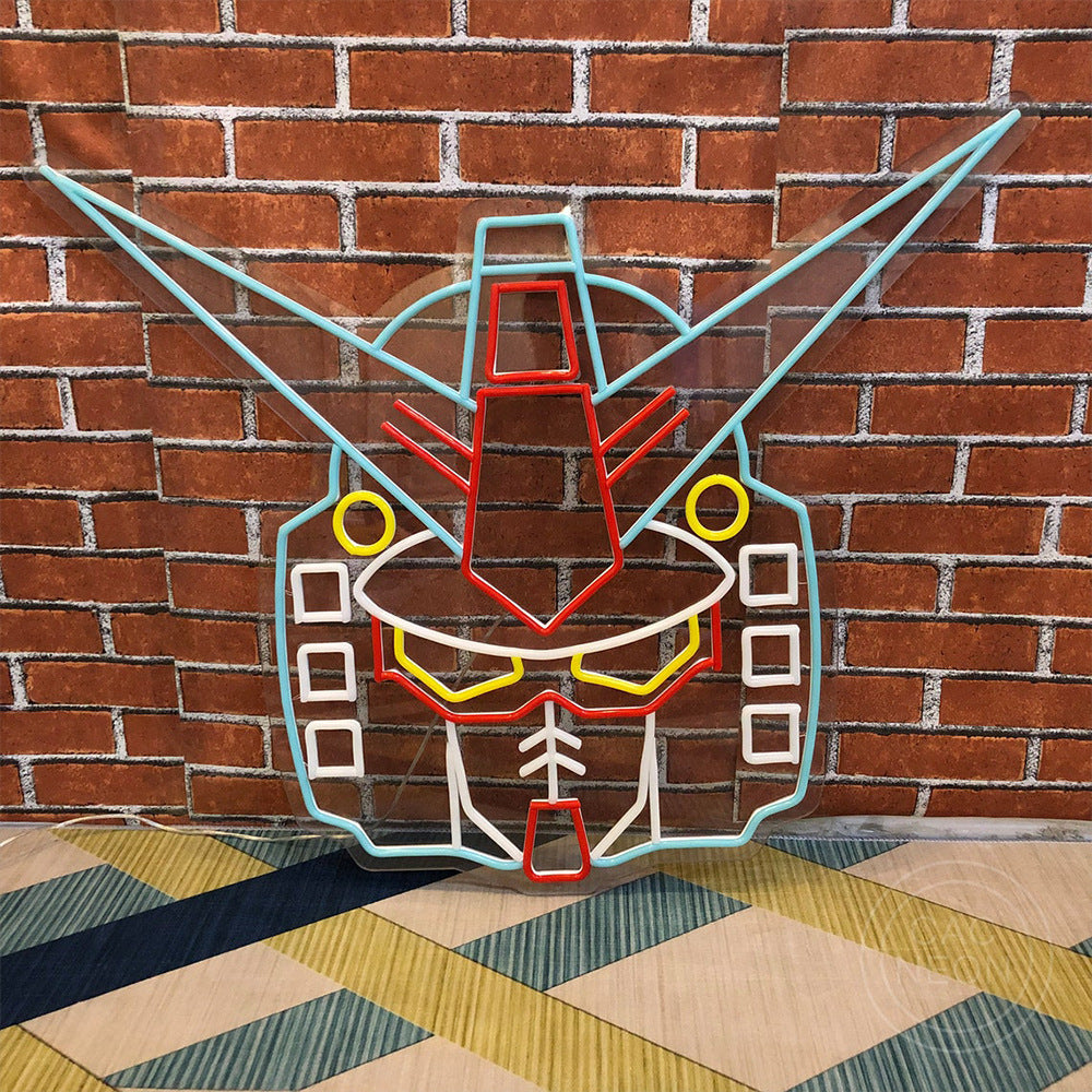 Gundam Robot Neon Signs Led Neon Lighting