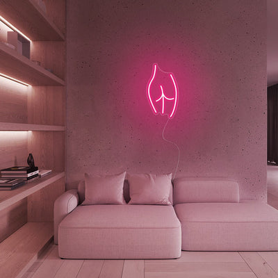 Mini Lady Buttocks LED Neon Signs Led Neon Lighting