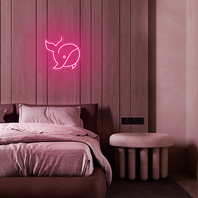 Mini Whale LED Neon Signs Led Neon Lighting
