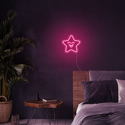 Mini Smile Star LED Neon Signs Led Neon Lighting