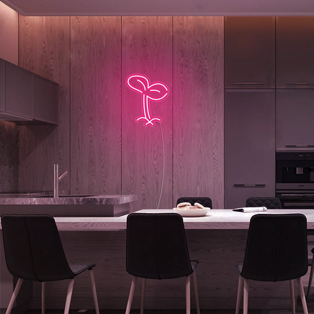 Mini Sprout Seed LED Neon Signs Led Neon Lighting
