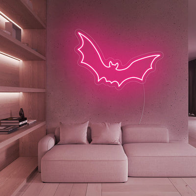 Bat Cartoon logo LED Neon Sign Halloween Neon Sign