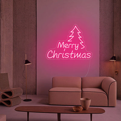 Christmas Tree Neon Signs Led Neon Lighting - Merry Christmas Neon Signs Led Neon Lighting