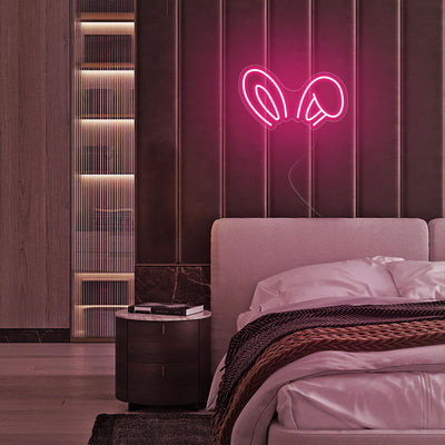 Mini Bunny Ears Neon Signs Led Neon Lighting