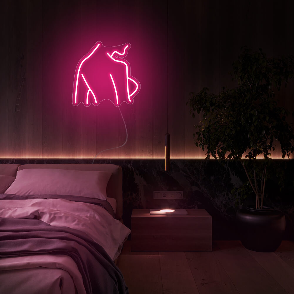 Mini Lady Back LED Neon Signs Led Neon Lighting