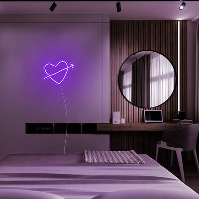 Mini Heart with Arrow LED Neon Signs Led Neon Lighting
