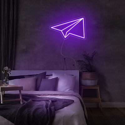 Mini Paper Plane LED Neon Signs Led Neon Lighting