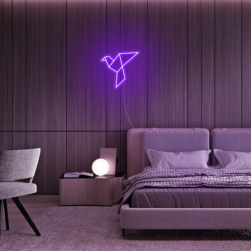 Mini Paper Crane LED Neon Signs Led Neon Lighting