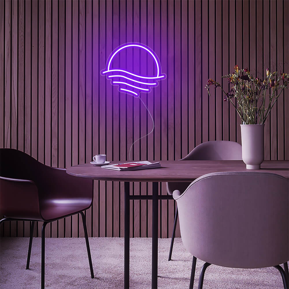 Mini Sunset Sea LED Neon Signs Led Neon Lighting