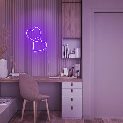 Mini Heart Lock LED Neon Signs Led Neon Lighting