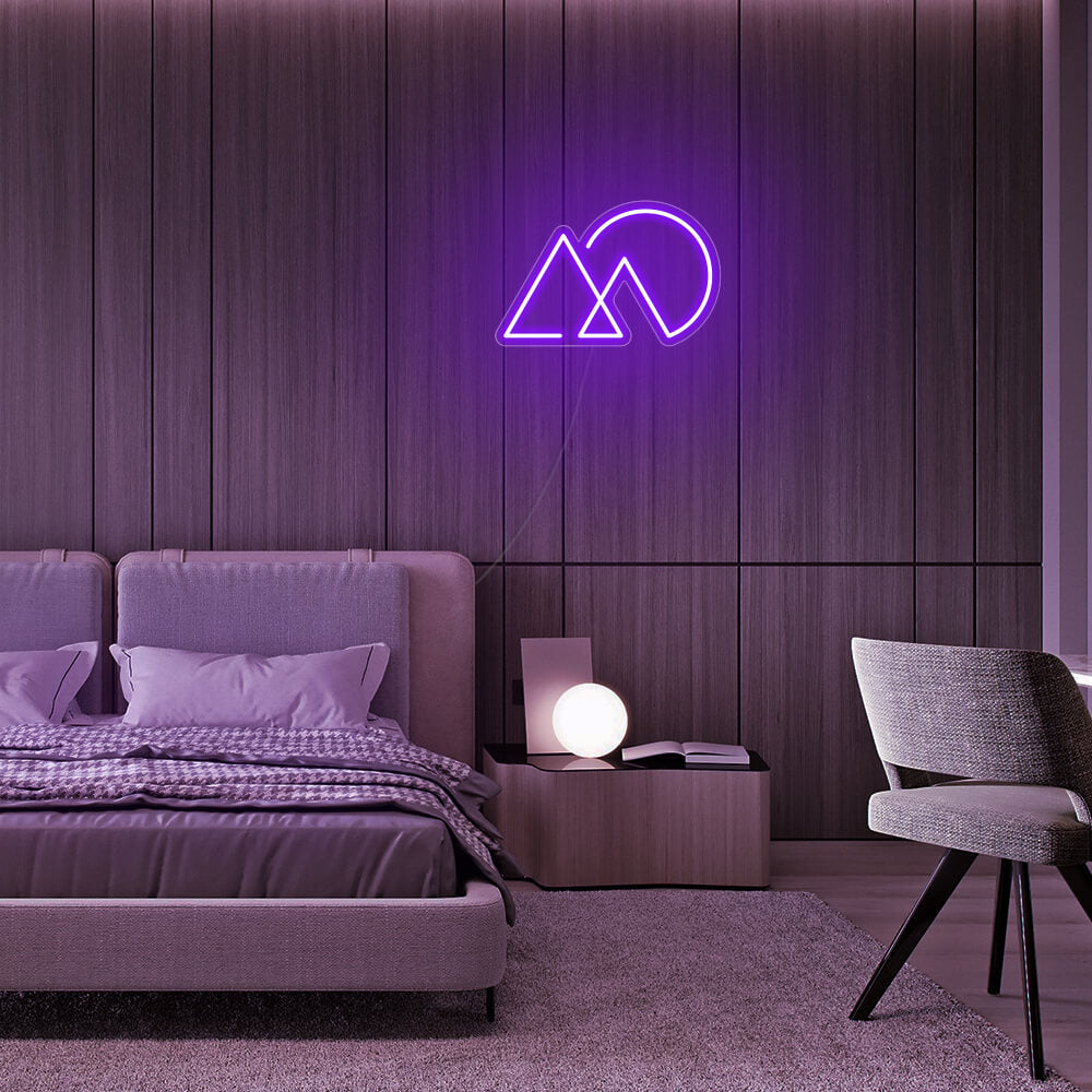 Mini Sunset Mountain LED Neon Signs Led Neon Lighting