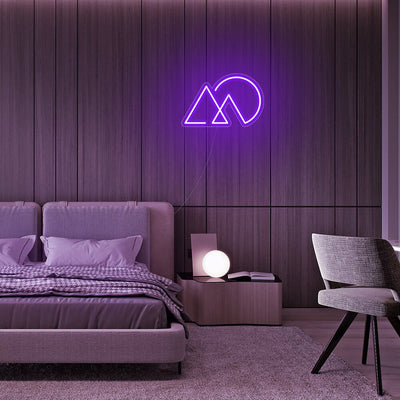 Mini Sunset Mountain LED Neon Signs Led Neon Lighting