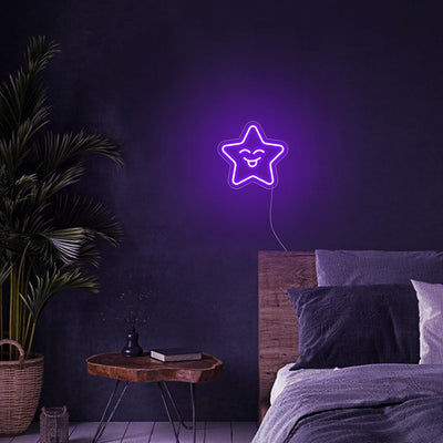 Mini Smile Star LED Neon Signs Led Neon Lighting