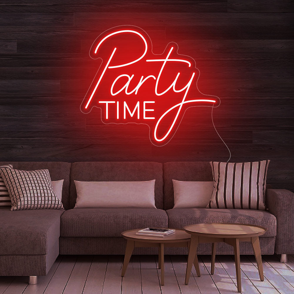 Party TIME Neon Signs Led Neon Light Party Decoration