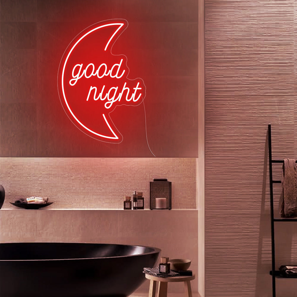 Good Night Neon Signs Led Neon Light Bedroom Wall Hanging