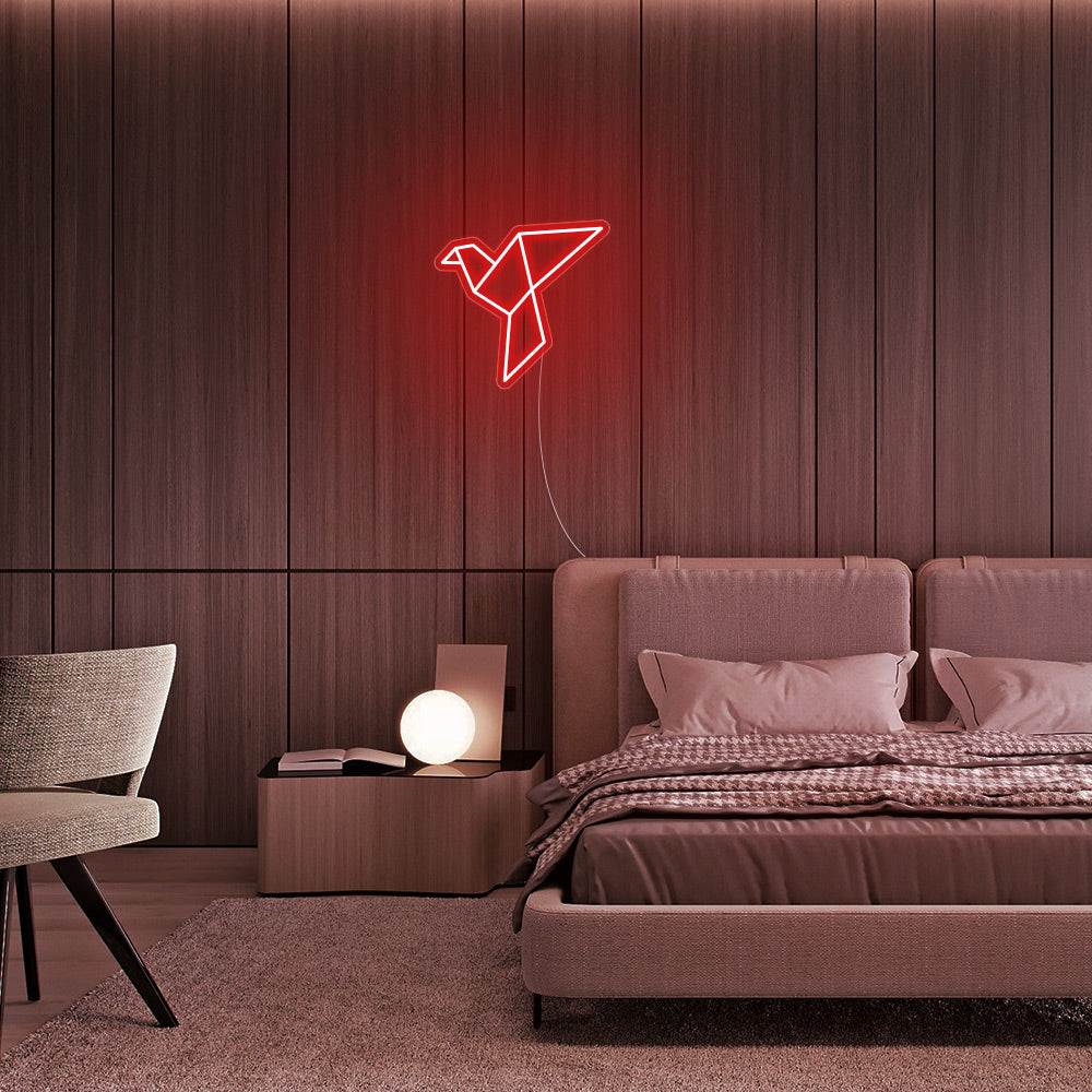 Mini Paper Crane LED Neon Signs Led Neon Lighting