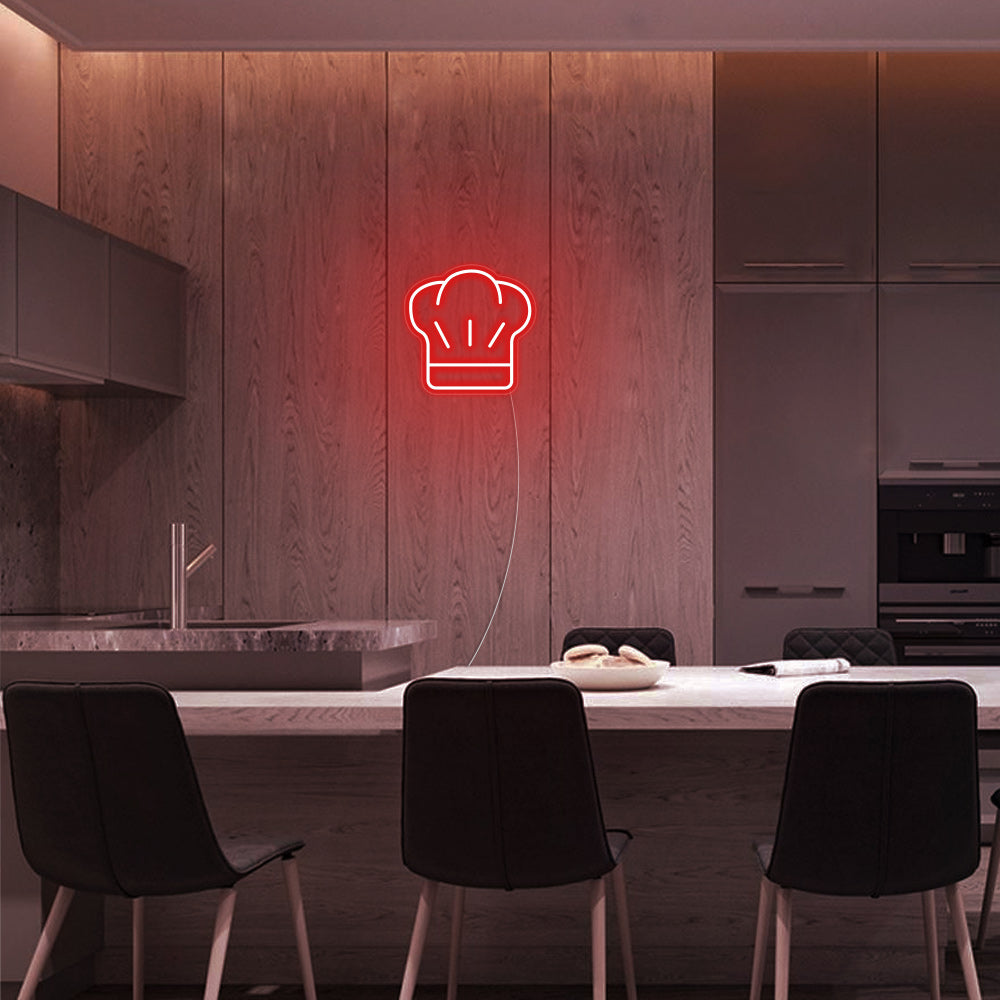 Mini Chef Hat LED Neon Signs Led Neon Lighting