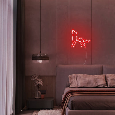 Mini Wolf LED Neon Signs Led Neon Lighting