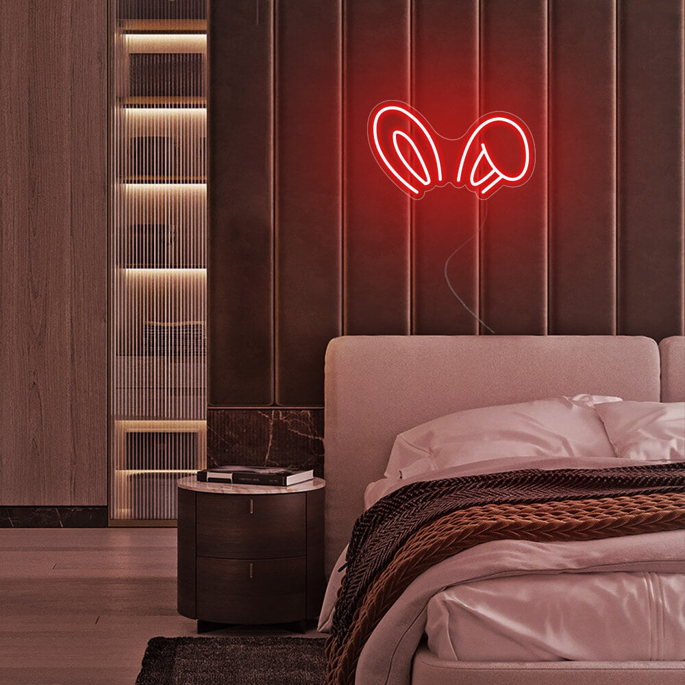 Mini Bunny Ears Neon Signs Led Neon Lighting