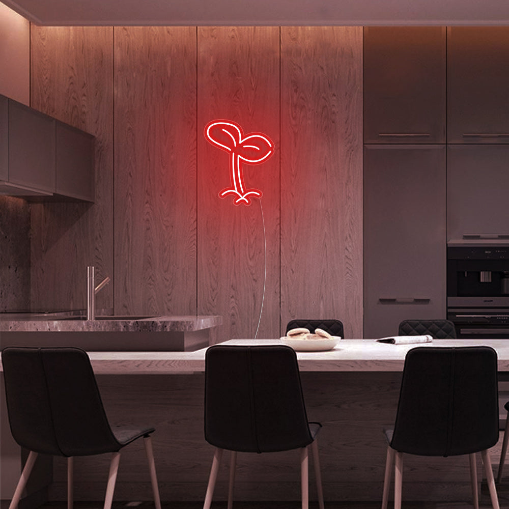 Mini Sprout Seed LED Neon Signs Led Neon Lighting