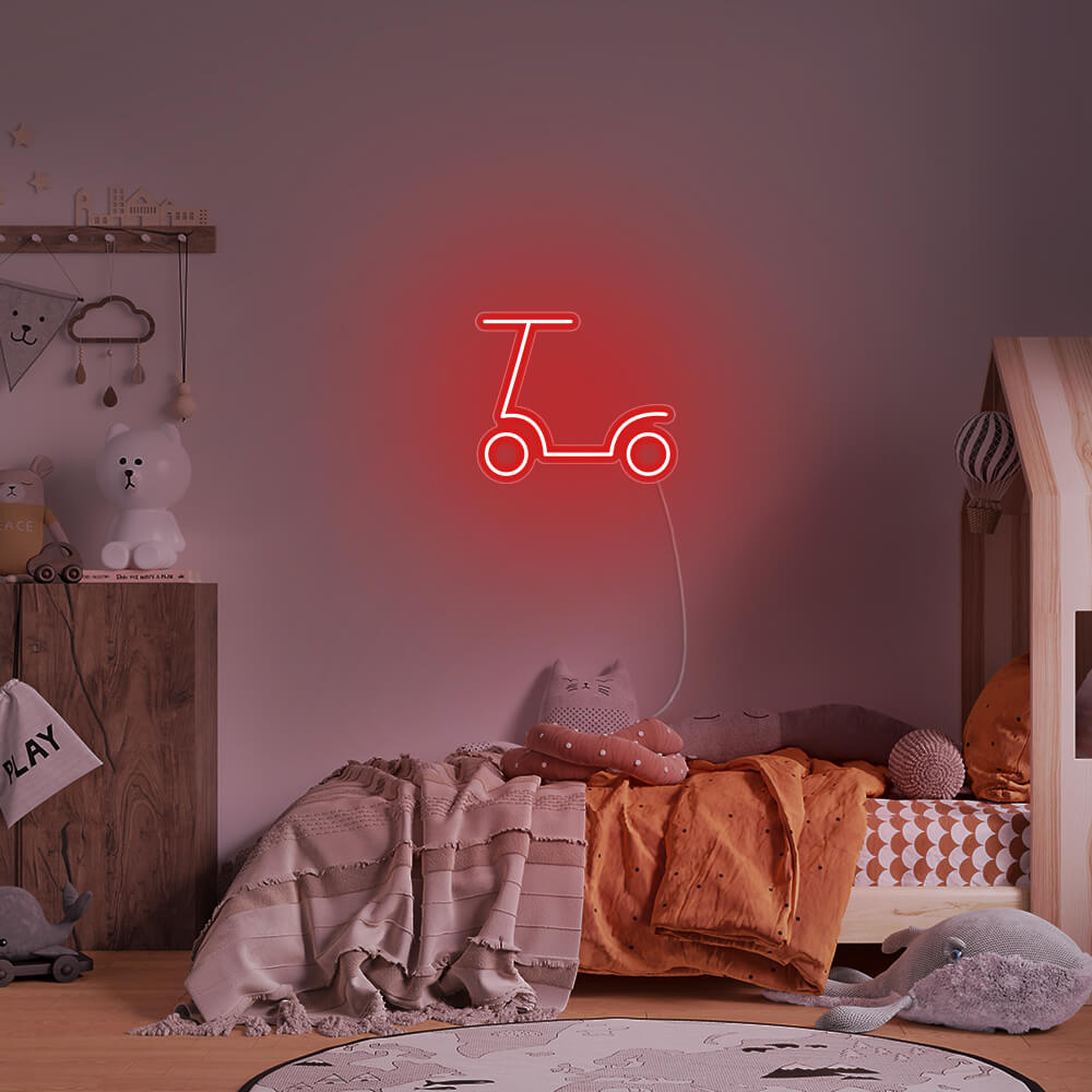 Mini Scooter LED Neon Signs Led Neon Lighting