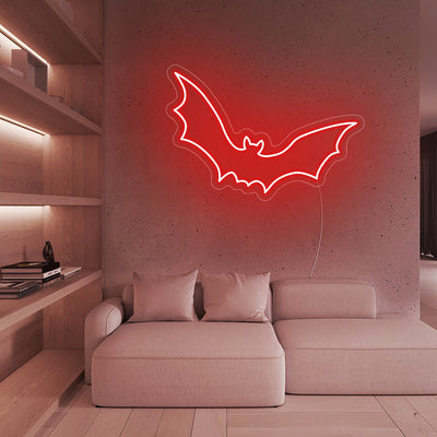Bat Cartoon logo LED Neon Sign Halloween Neon Sign