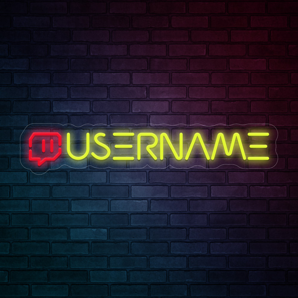 Game Tag Neon Signs Custom Name Led Neon Light