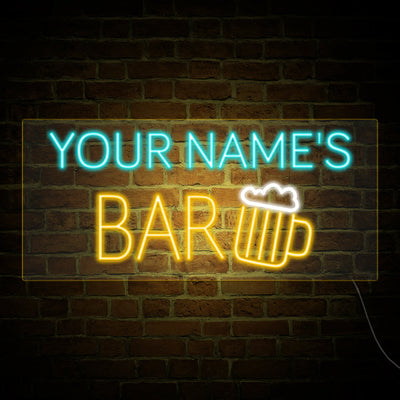 BAR Neon Signs Led Neon Light Custom Name Bar Sign