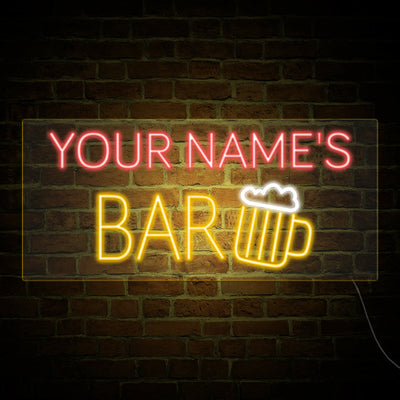 BAR Neon Signs Led Neon Light Custom Name Bar Sign