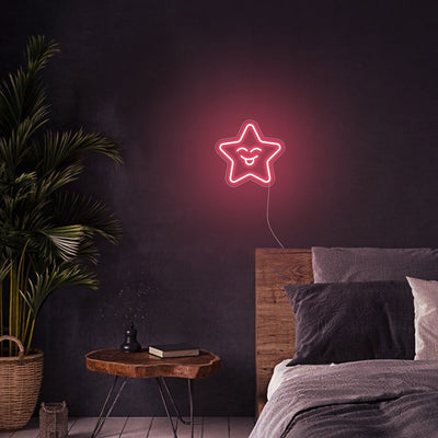 Mini Smile Star LED Neon Signs Led Neon Lighting