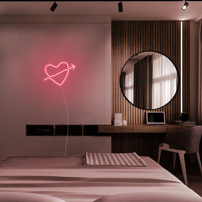 Mini Heart with Arrow LED Neon Signs Led Neon Lighting