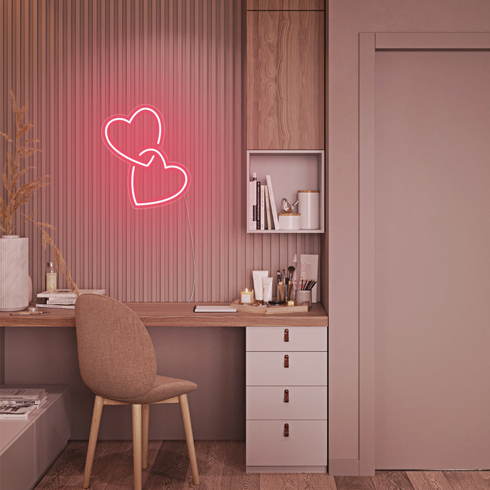 Mini Heart Lock LED Neon Signs Led Neon Lighting